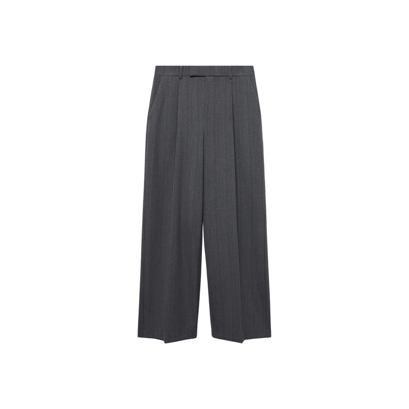 Pantalón de traje de rayas finas - Gris