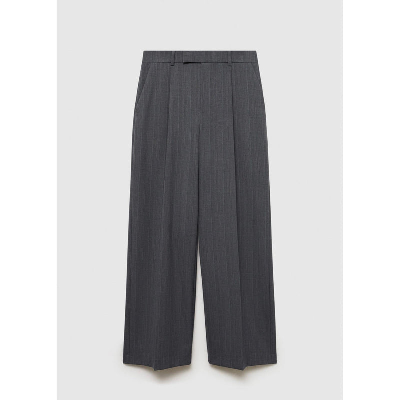 Pantalón de traje de rayas finas - Gris