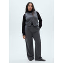 Pantalón de traje de rayas finas - Gris
