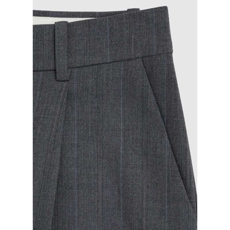 Pantalón de traje de rayas finas - Gris