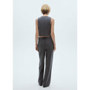 Pantalón de traje de rayas finas - Gris