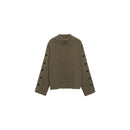 Jersey de punto con detalle de botones - Caqui