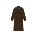 Manteau Laine Vierge Poches - Khaki