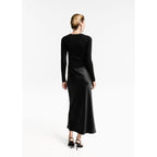 Crop Pull-Over con Strass - Black