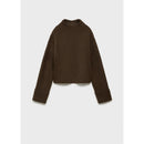 Pull-Over Côtelé Col Montant - Khaki