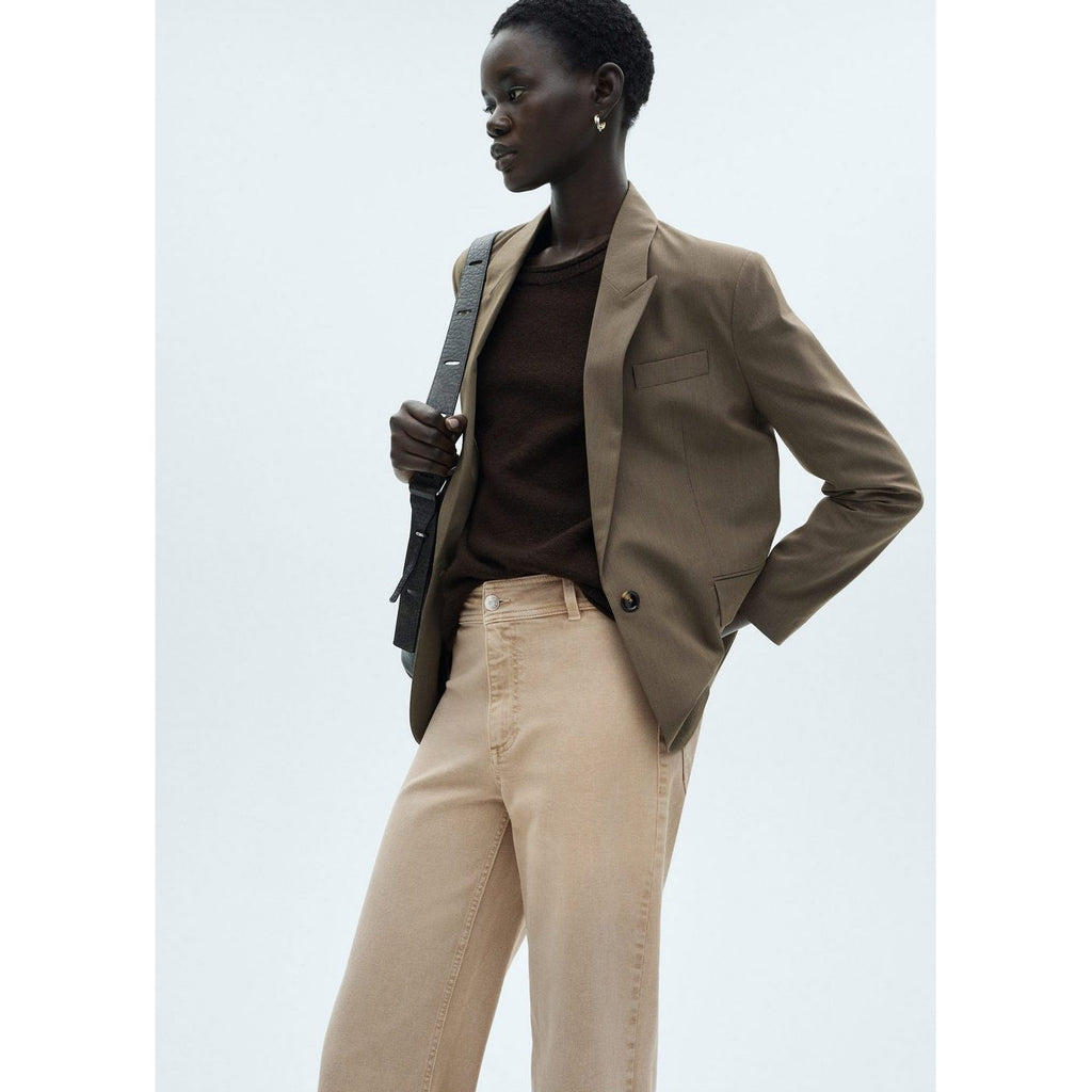 Jean Style Jupe-Culotte Catherin Taille Haute