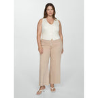 Jean Style Jupe-Culotte Catherin Taille Haute