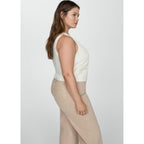 Jean Style Jupe-Culotte Catherin Taille Haute