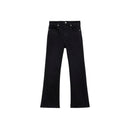 Sienna Flare Crop Jeans - Black Denim