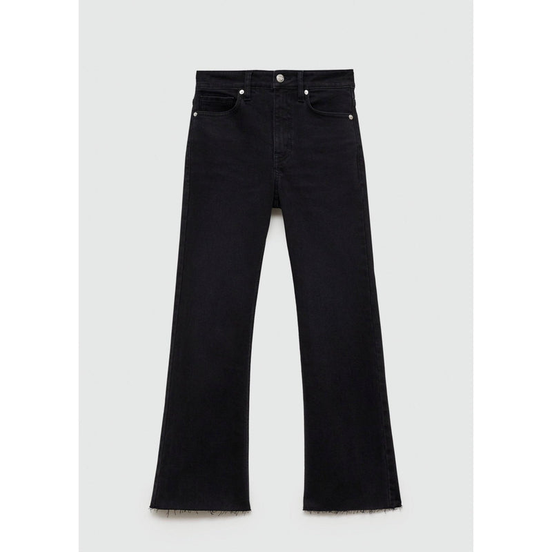 Jean Sienna Flare Crop - Black Denim