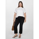 Sienna Flare Crop Jeans - Black Denim