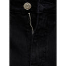 Sienna Flare Crop Jeans - Black Denim