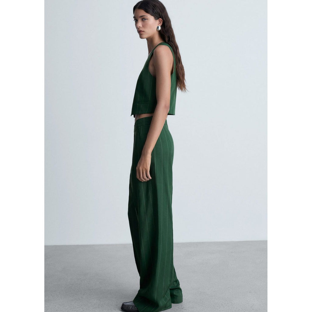 Pantalon Lyocell Rayures