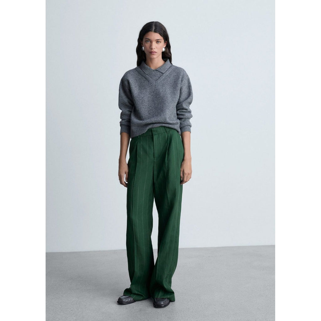 Pantalon Lyocell Rayures