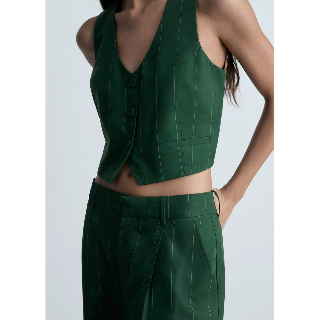 Pantalon Lyocell Rayures