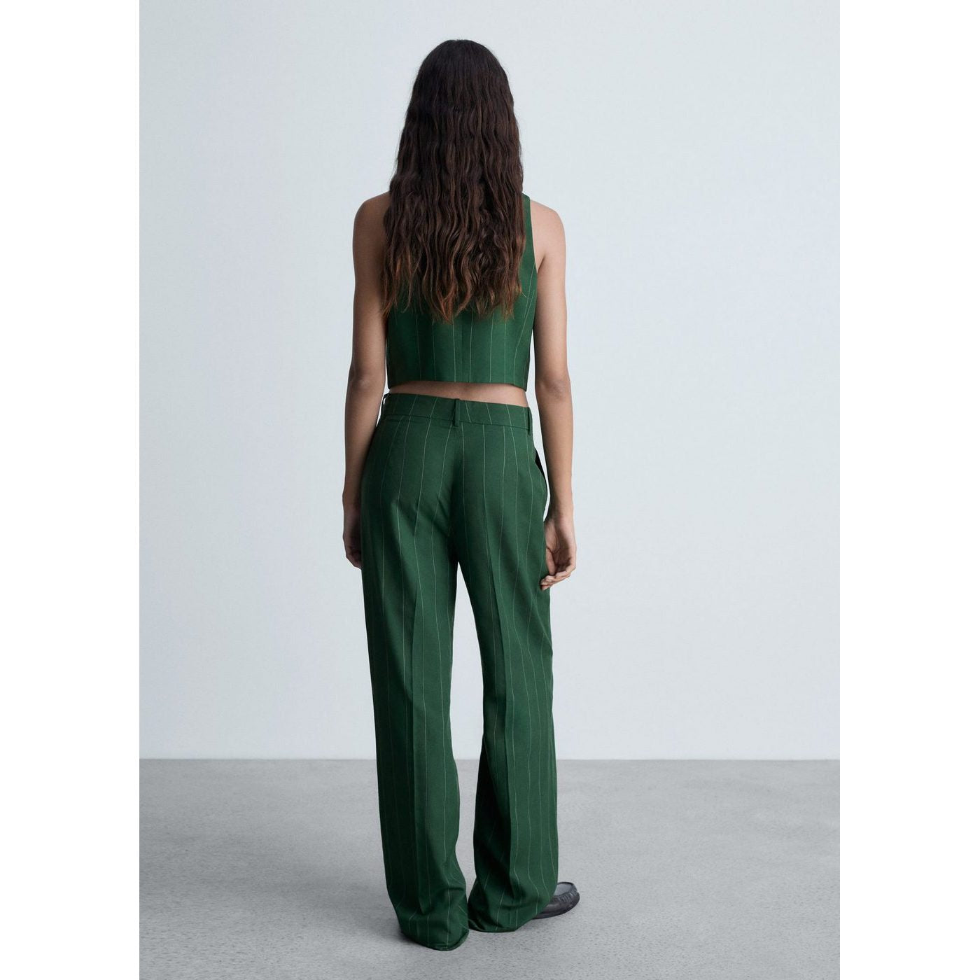 Pantalon Lyocell Rayures