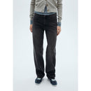 Jeans Rectos De Cintura Normal - Denim Negro