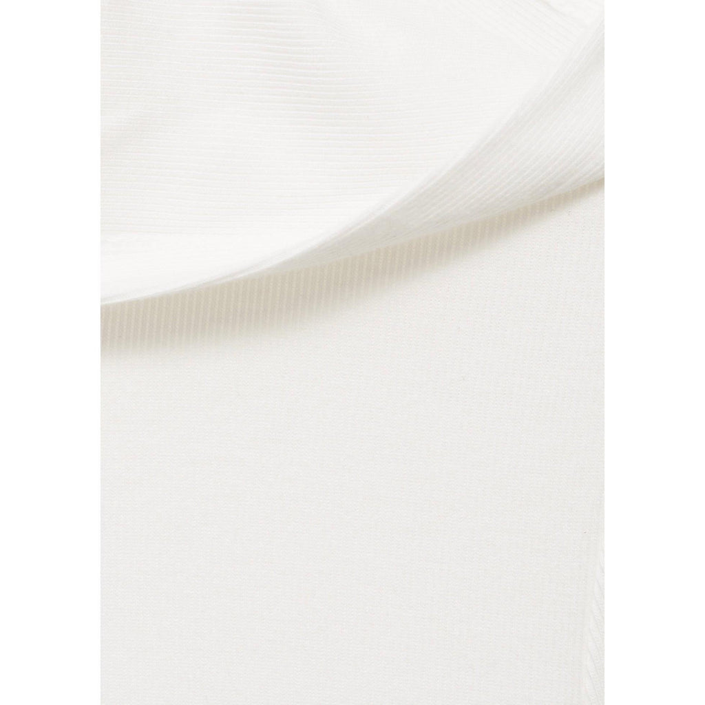T-Shirt Manches Longues Capuche - Off White