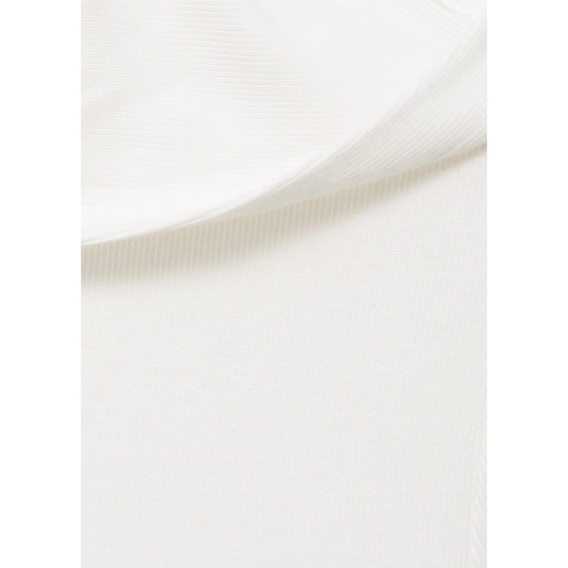 T-Shirt Manches Longues Capuche - Off White