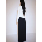 T-Shirt Manches Longues Capuche - Off White