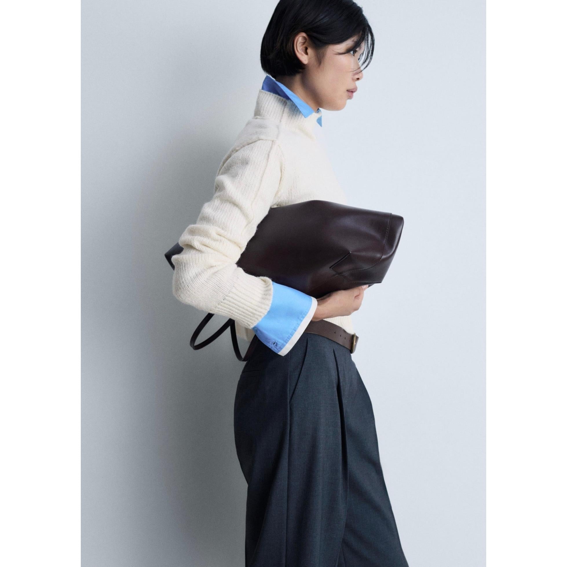 Pull-Over Col Montant Coutures - Ecru