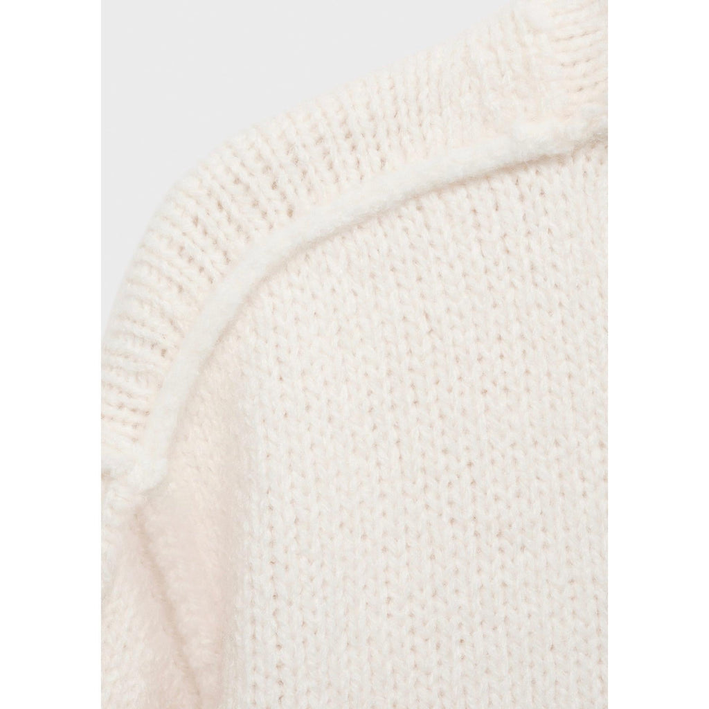 Pull-Over Col Montant Coutures - Ecru