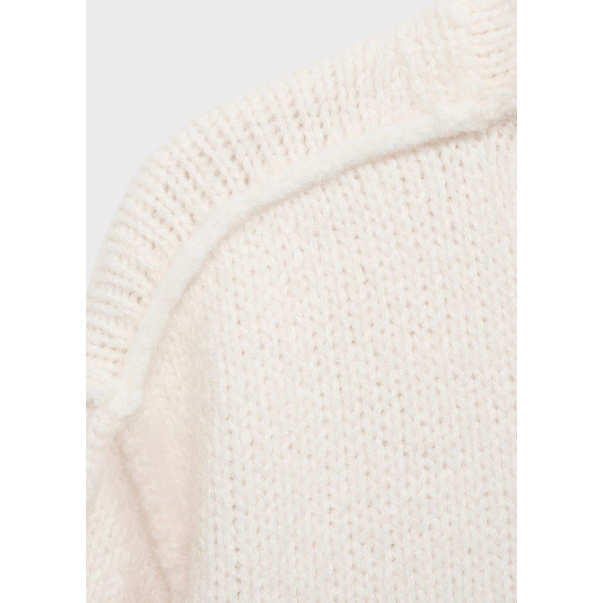 Pull-Over Col Montant Coutures - Ecru