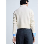 Pull-Over Col Montant Coutures - Ecru