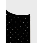 Robe Asymétrique Strass - Black