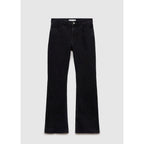 Regular Waist Flare Jeans - Black Denim