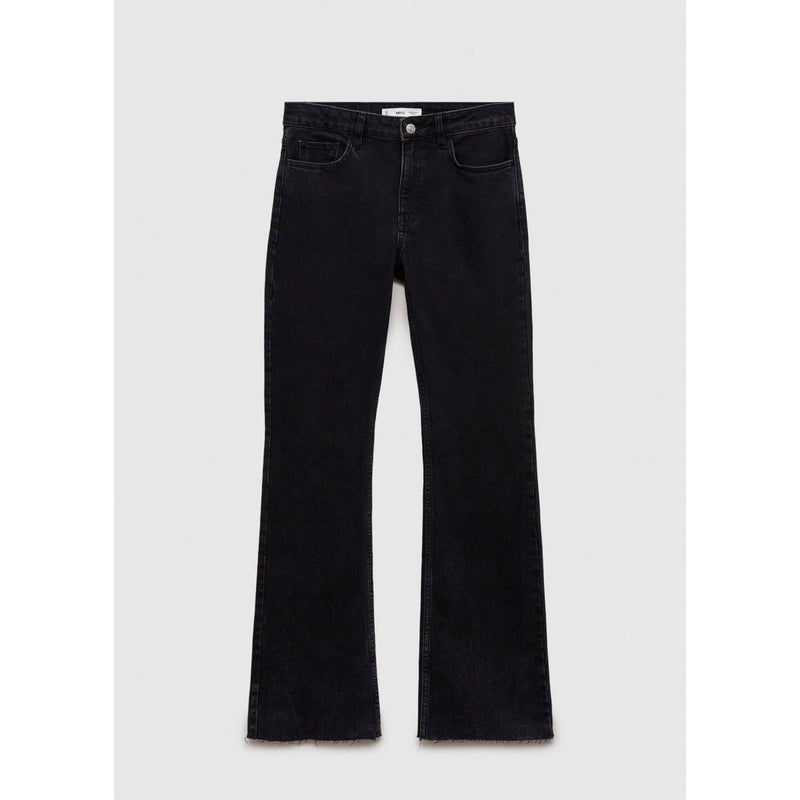 Flare Jeans Normal Waist - Black Denim