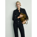 Regular Waist Flare Jeans - Black Denim