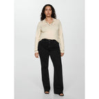 Regular Waist Flare Jeans - Black Denim