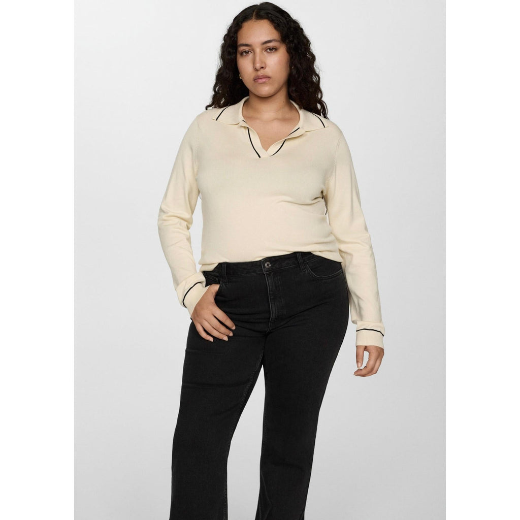 Regular Waist Flare Jeans - Black Denim
