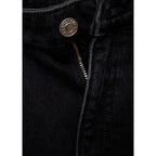 Regular Waist Flare Jeans - Black Denim