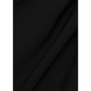 Vestido asimétrico con cinturón - Negro