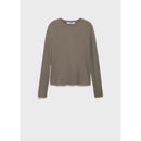 T-Shirt Maille Côtelée - Khaki