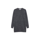 Vestido recto de punto - Gris