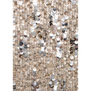 Robe Paillettes Épaulettes - Silver