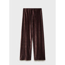 Pantalon Droit En Velours - Burgundy