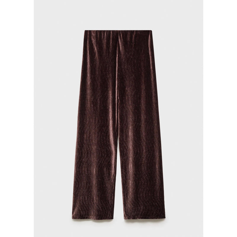 Pantalon Droit En Velours - Burgundy