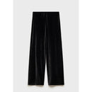 Pantalon Droit En Velours - Black