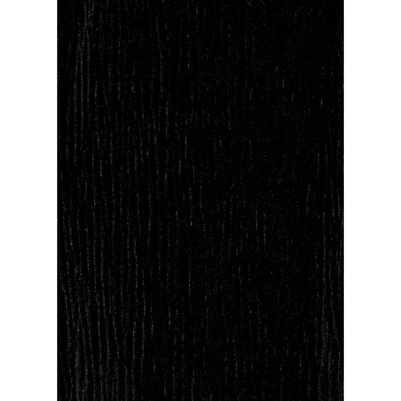 Pantalon Droit En Velours - Black