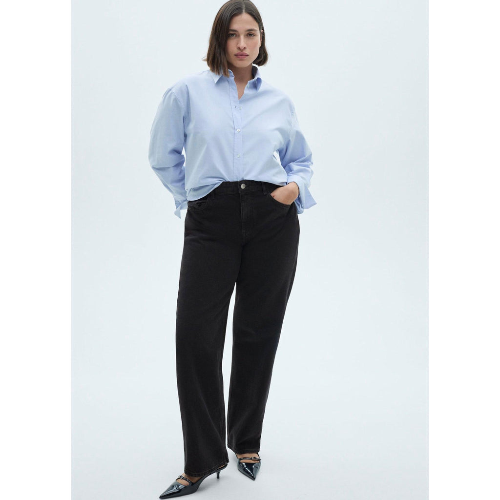 Matilda Straight Leg Jeans - Black Denim