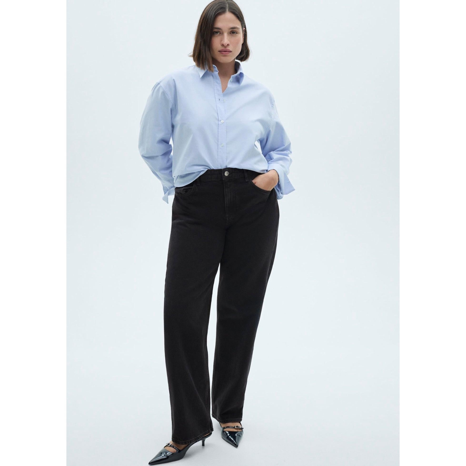 Matilda Straight Leg Jeans - Black Denim