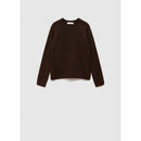 Pull-Over Maille Fine Laine Mélangée - Brown
