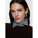 Pull-Over Maille Fine Laine Mélangée - Brown