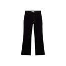 Vaqueros cortos de pana acampanados Sienna - Denim negro