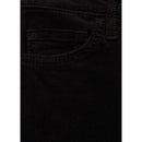 Vaqueros cortos de pana acampanados Sienna - Denim negro