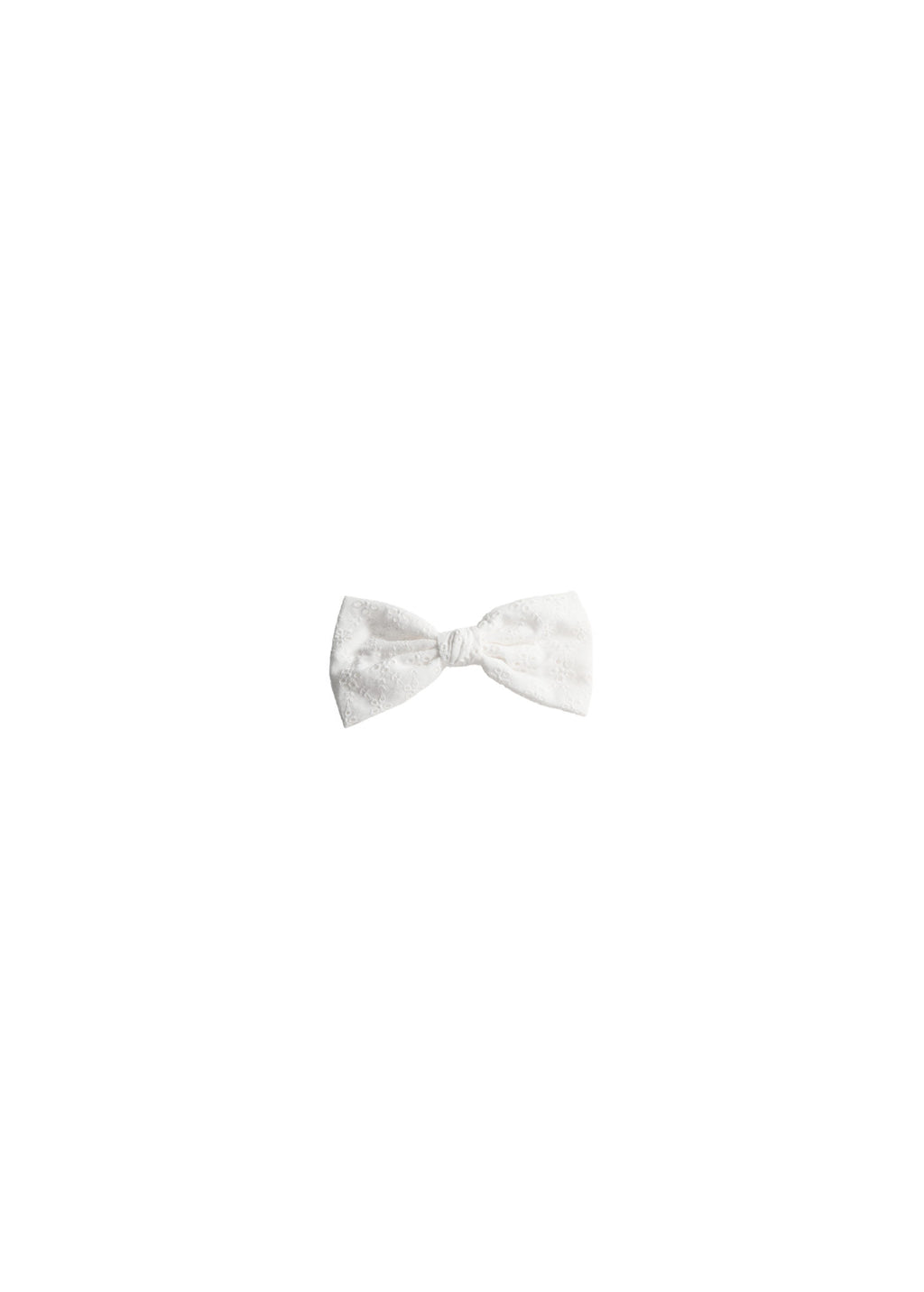 Barrette Broderie - White